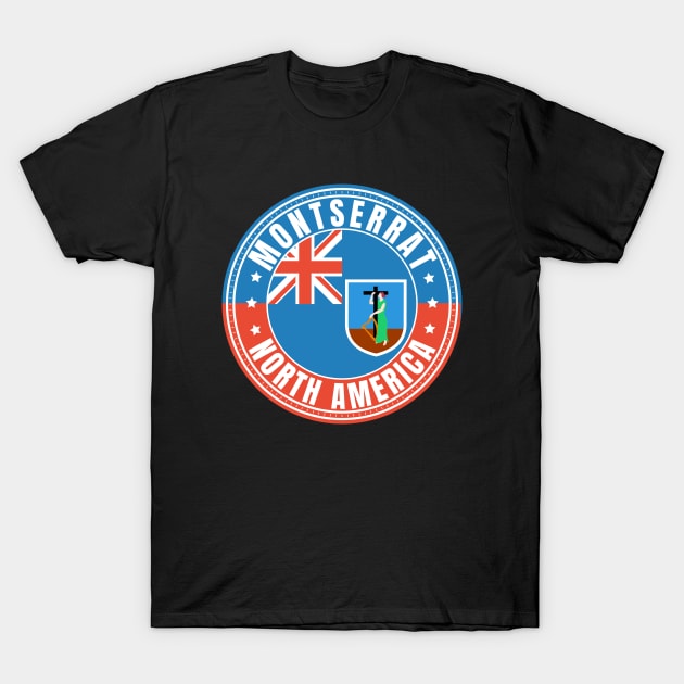 Montserrat T-Shirt by footballomatic